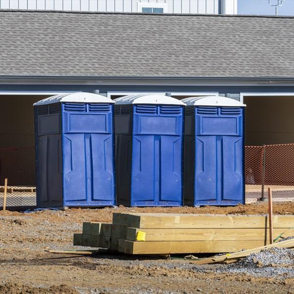 Heavy-duty construction site porta potty in Greenwood, Arkansas